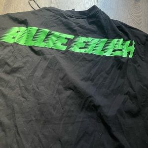 Billie Eillish tee , never worn, oversized